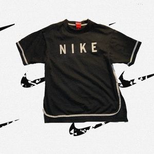 Nike black mesh top